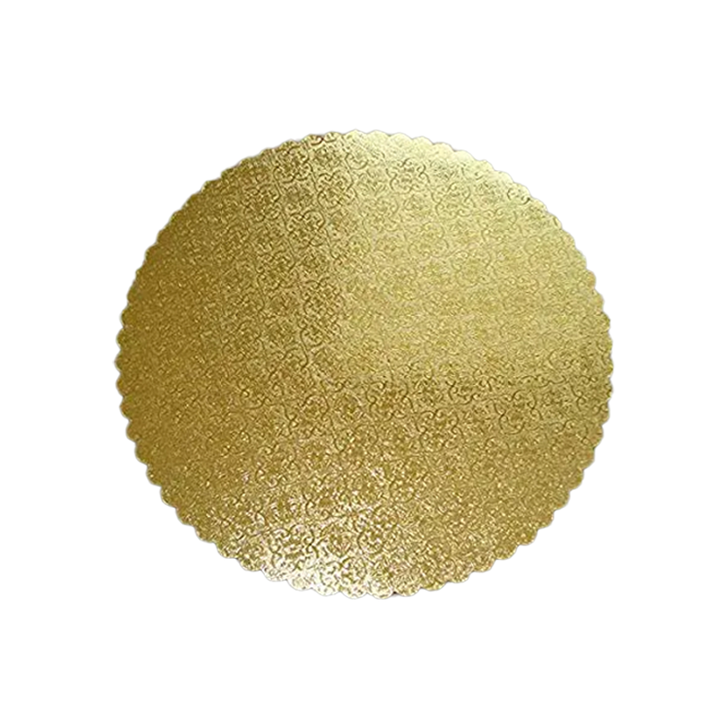 Gold cake board