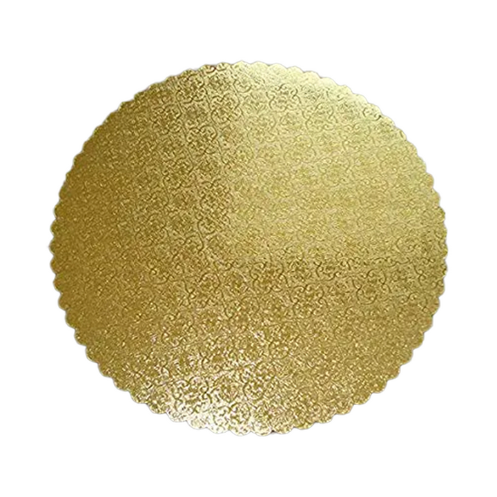 Gold cake board