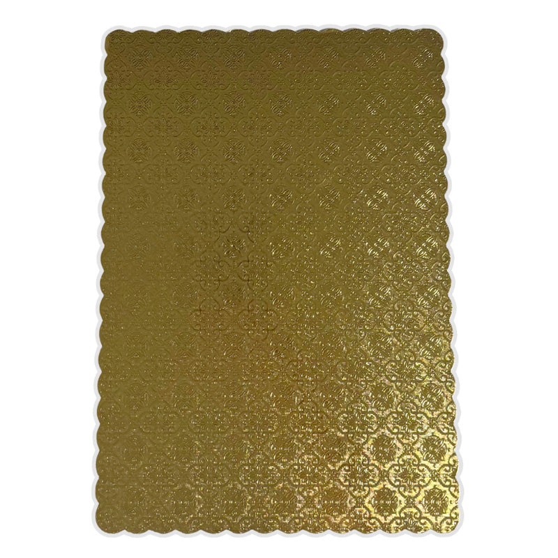 Base rectangular dorada