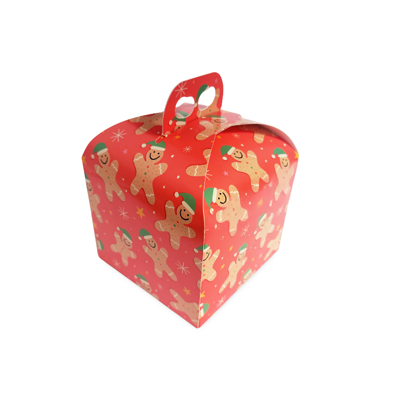 Caja navideña para paneton