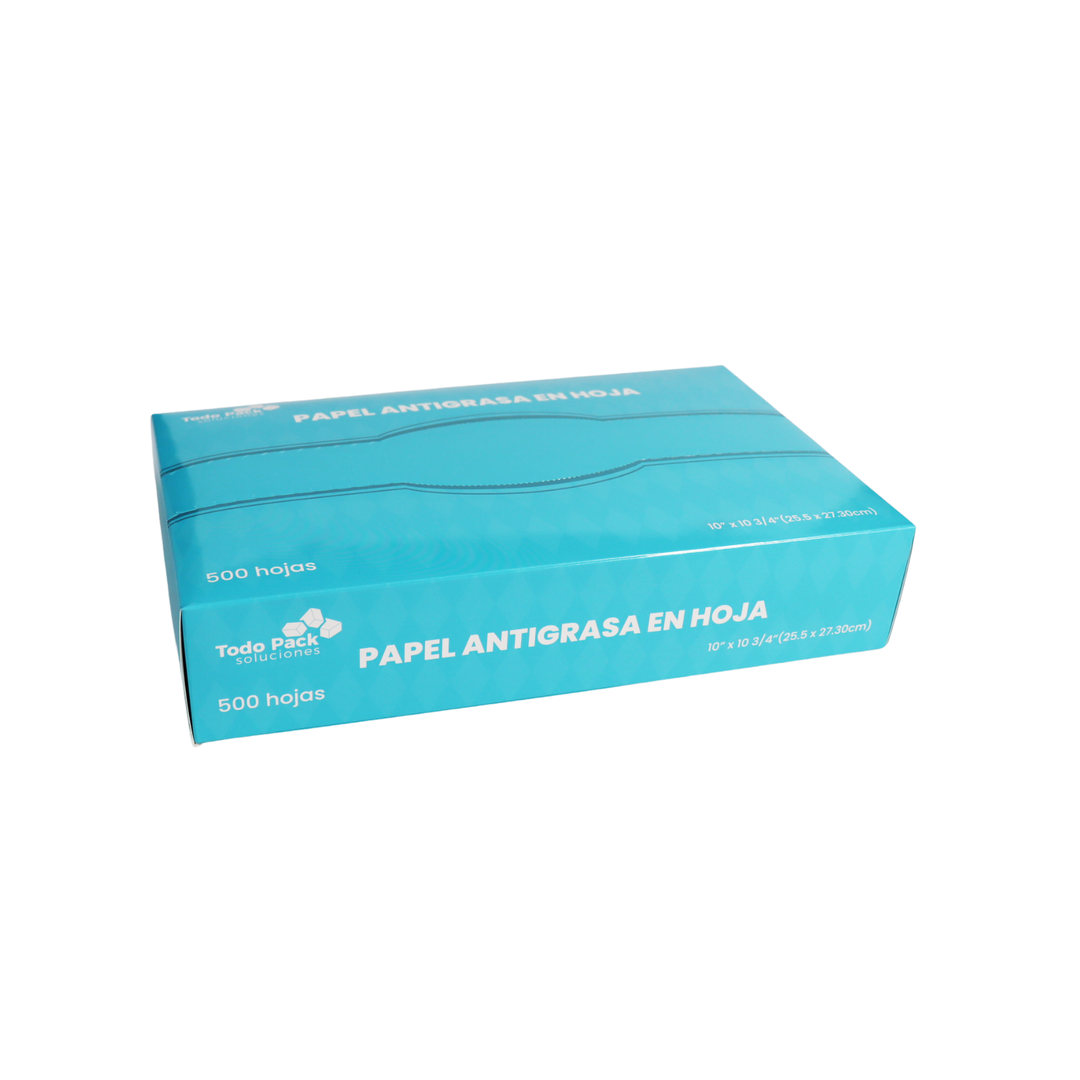 Papel antigrasa en hoja
