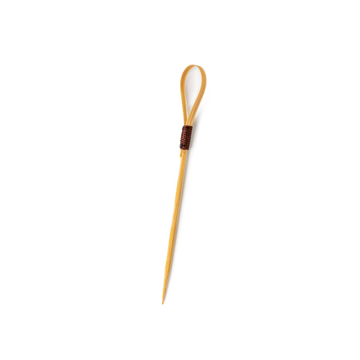Brocheta de bucle de bambú