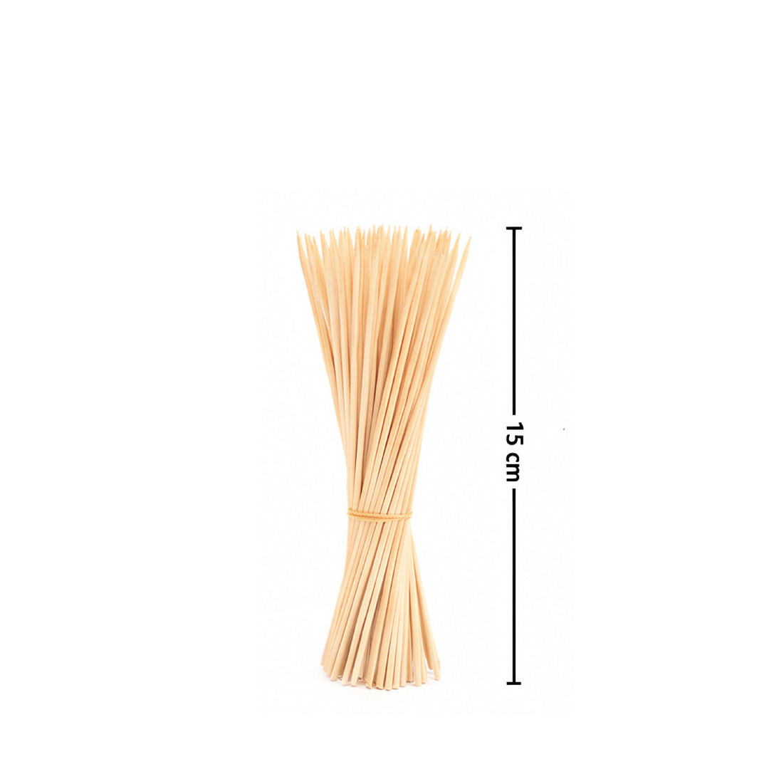 Brocheta para BBQ de bambú