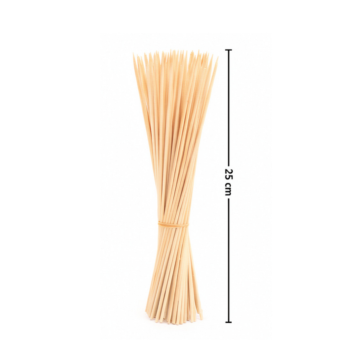 Brocheta para BBQ de bambú