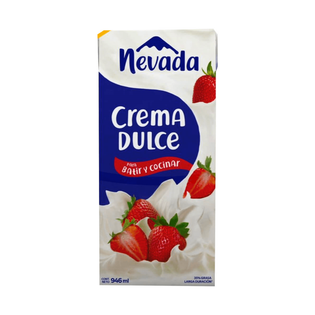 Crema de leche para batir y cocinar