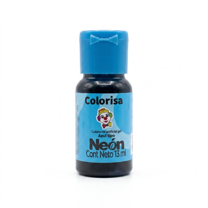 Colorante en gel artificial neón