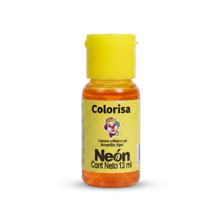 Colorante en gel artificial neón
