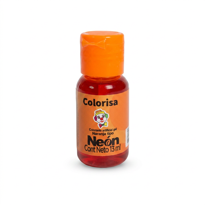 Colorante en gel artificial neón
