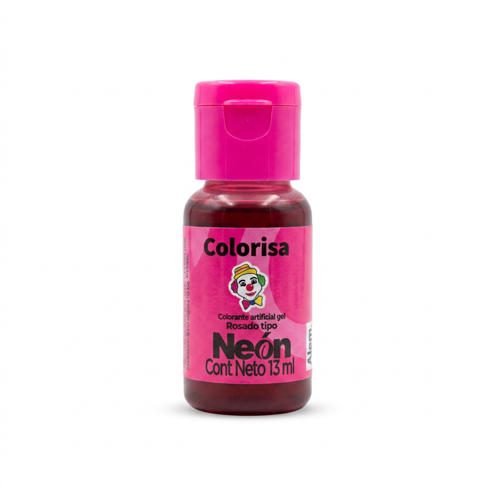 Colorante en gel artificial neón