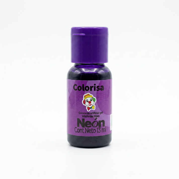 Colorante en gel artificial neón