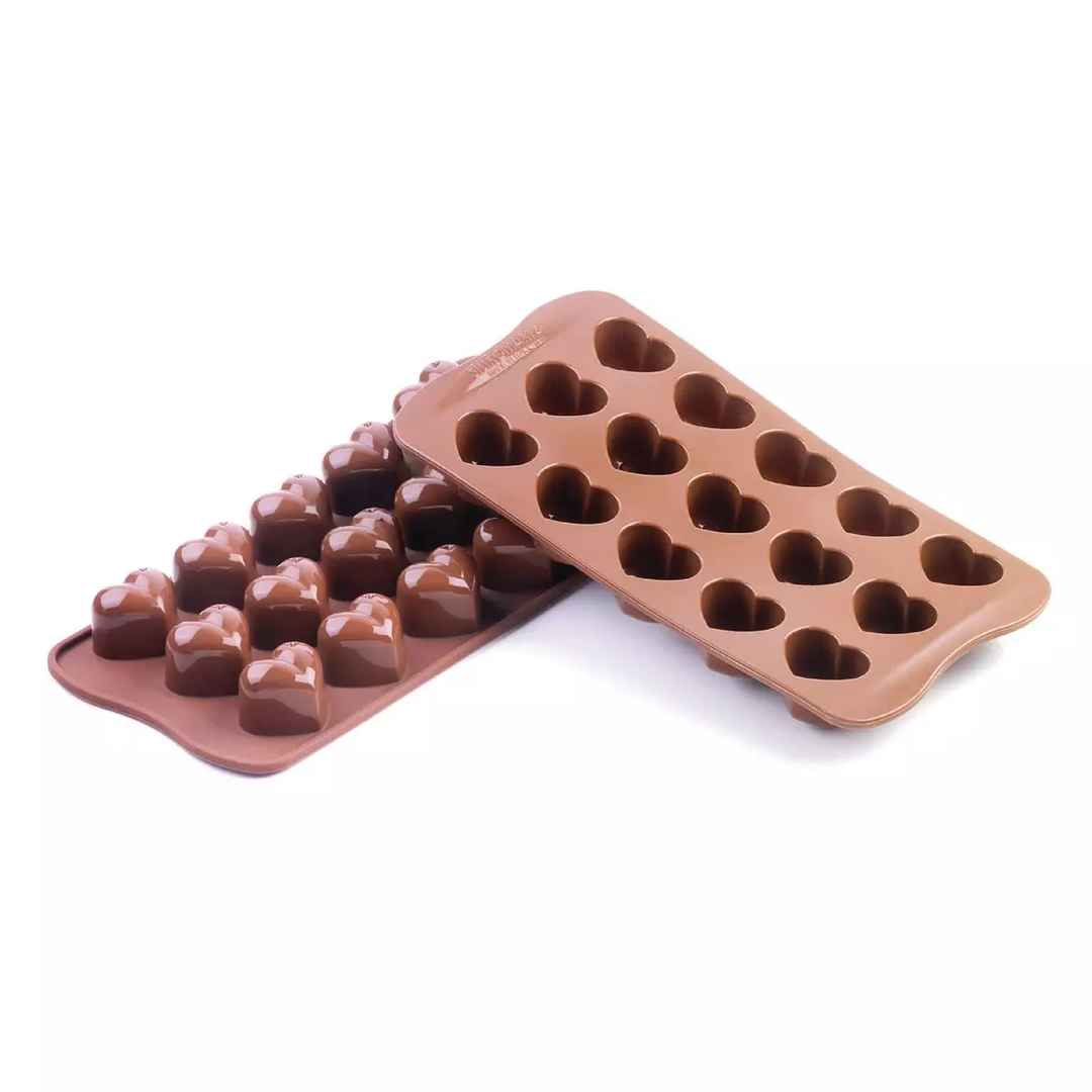 Molde de chocolate de silicón