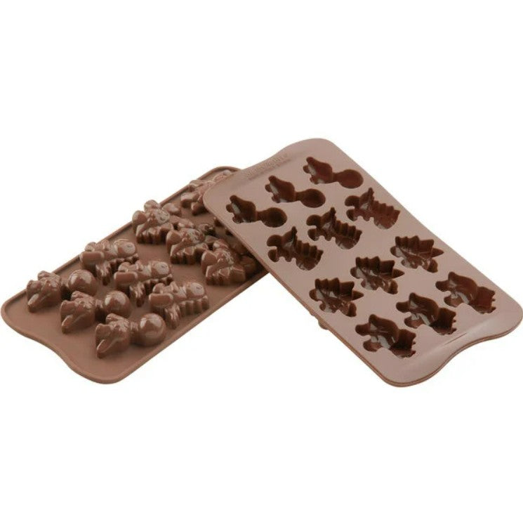 Molde de chocolate de silicón