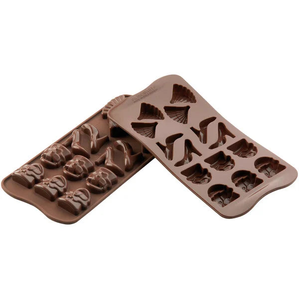 Molde de chocolate de silicón