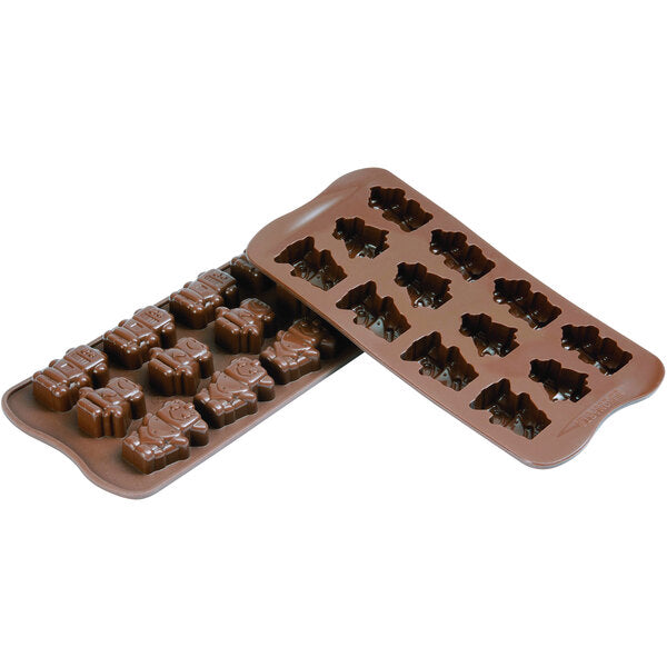Molde de chocolate de silicón