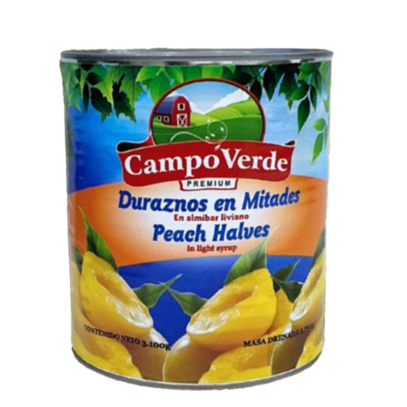 Duraznos mitades 3100 gr