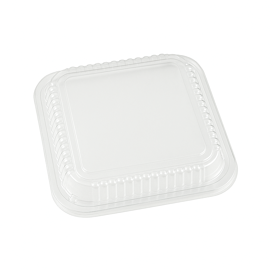 Tapa transparente para Molde de papel modelo cuadrado