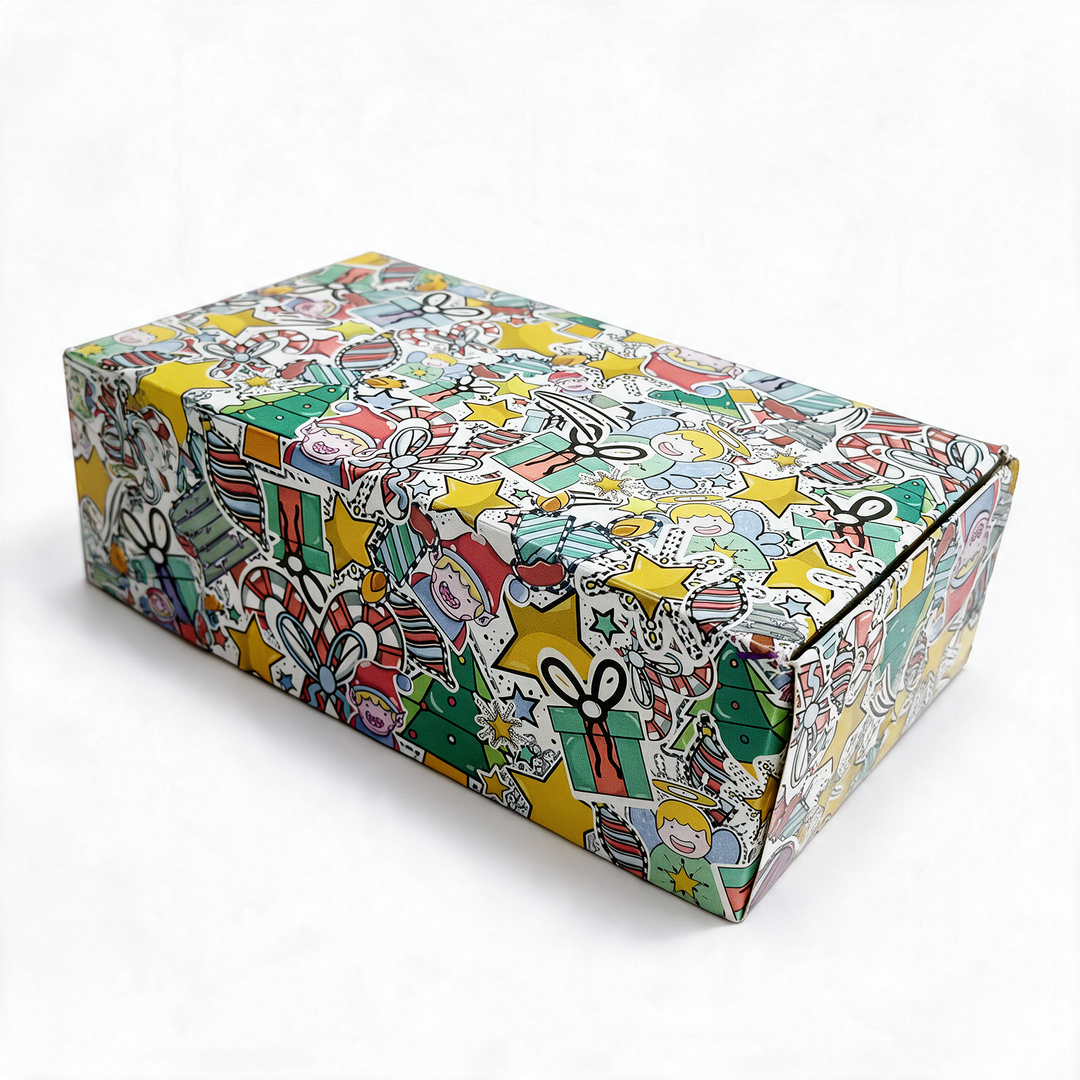 Caja de navidad color 30 x 21.5 x 8 cm