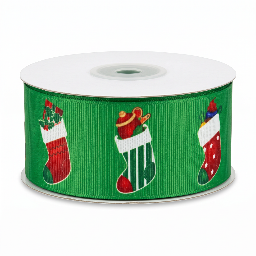 Cinta motivos navideños 1 1/2"