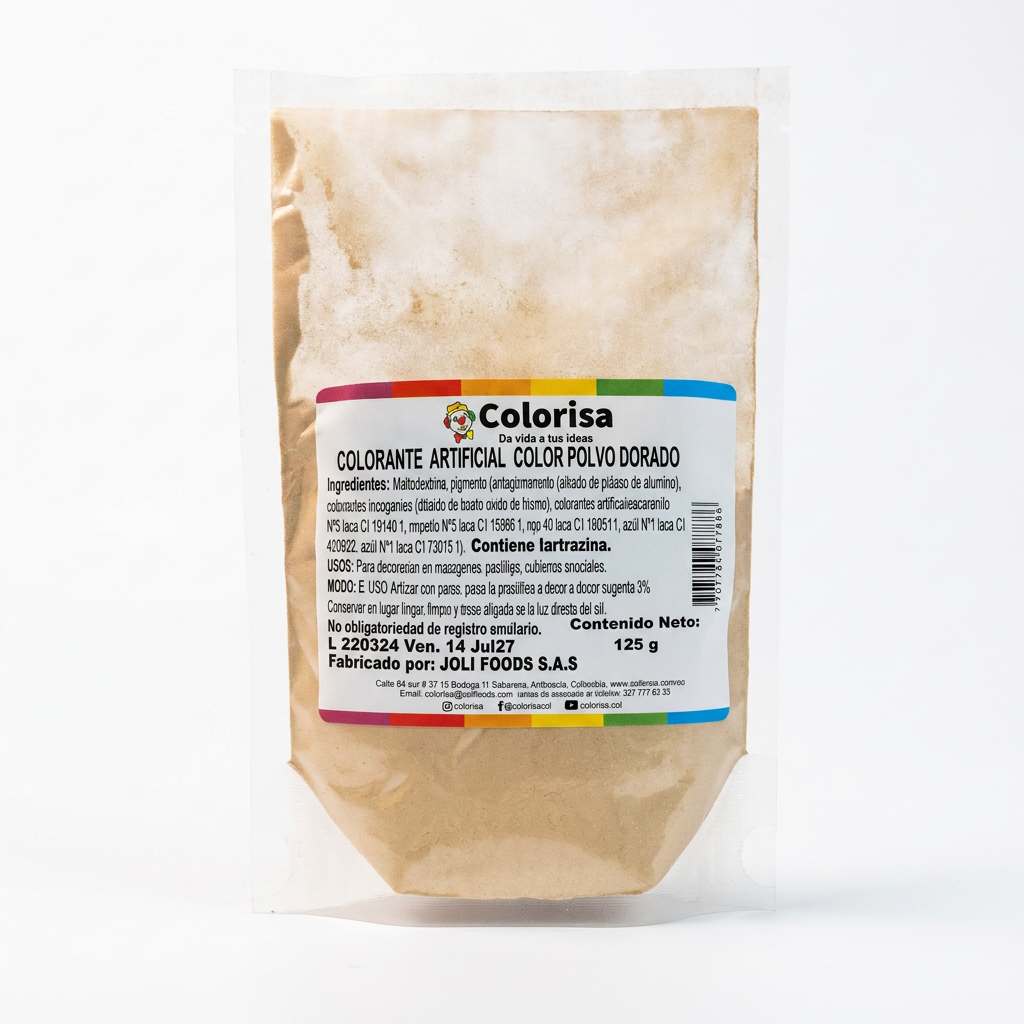 Polvo dorado 125 gr