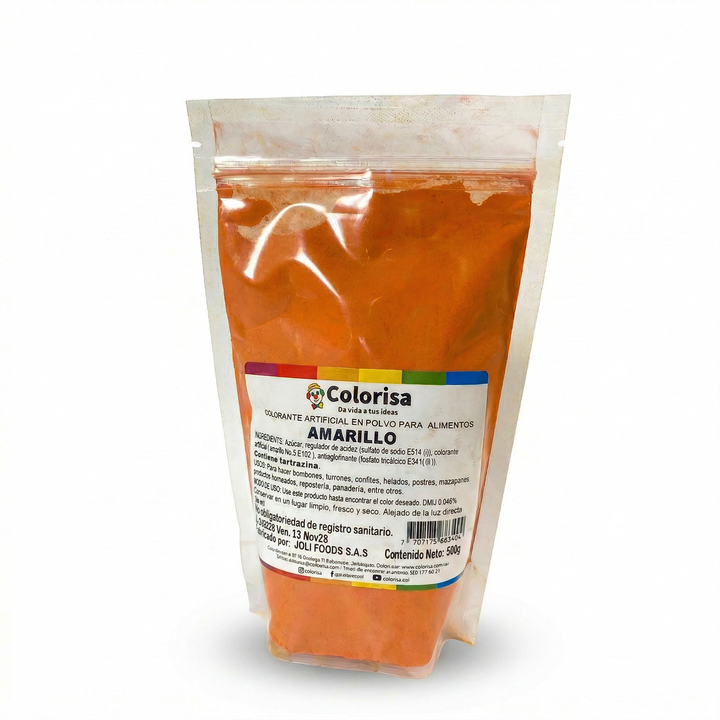Colorante en polvo para alimentos 500 gr