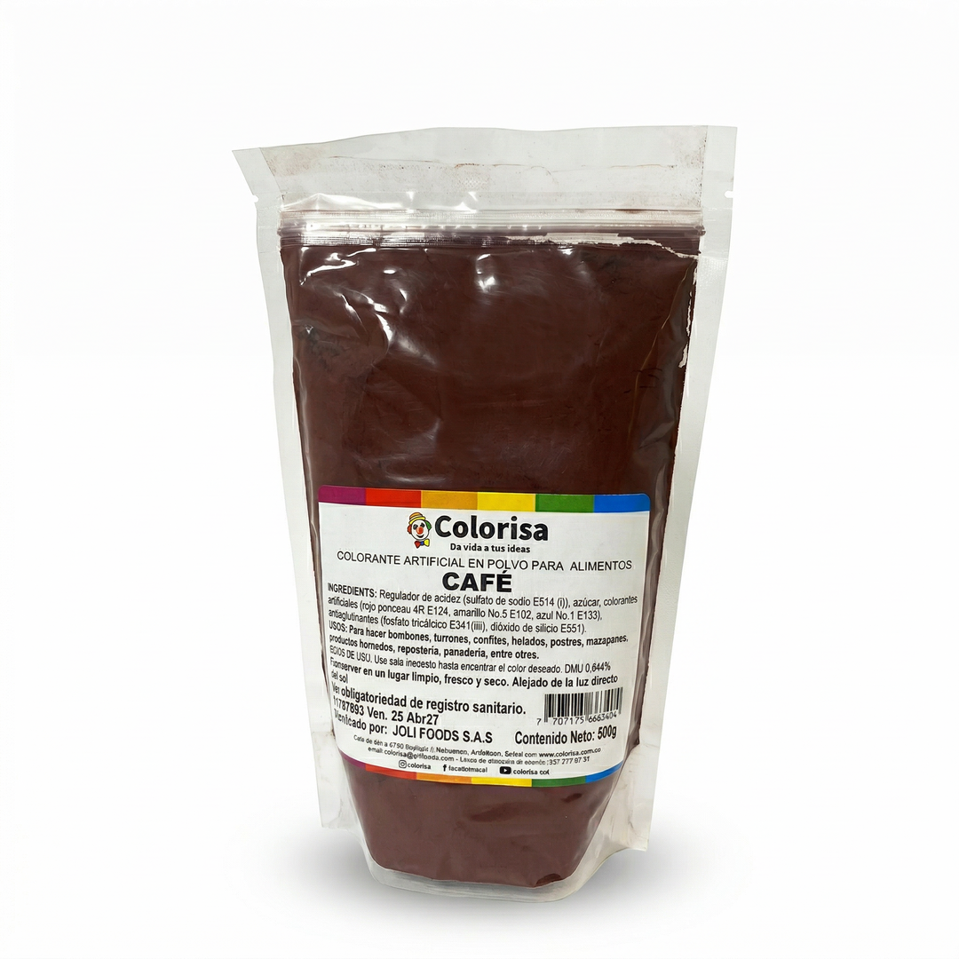 Colorante en polvo para alimentos 500 gr