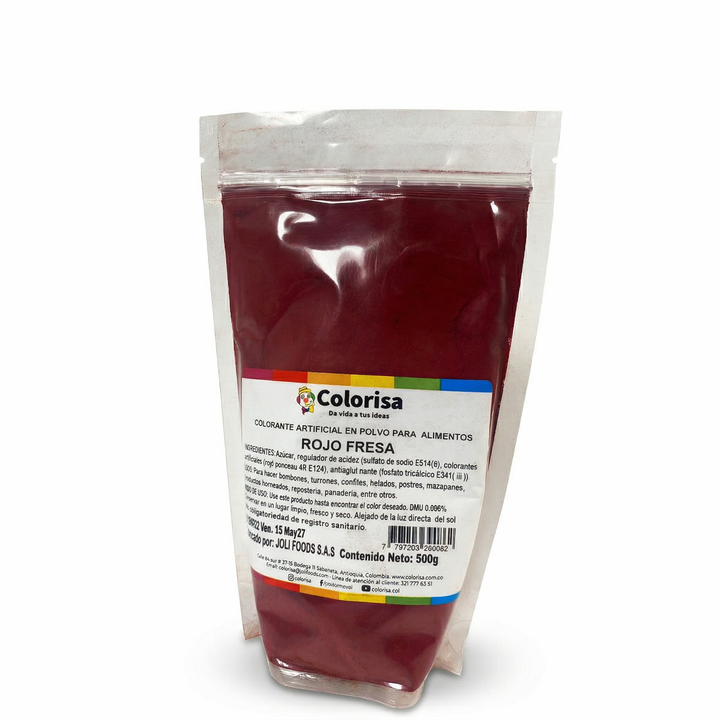 Colorante en polvo para alimentos 500 gr
