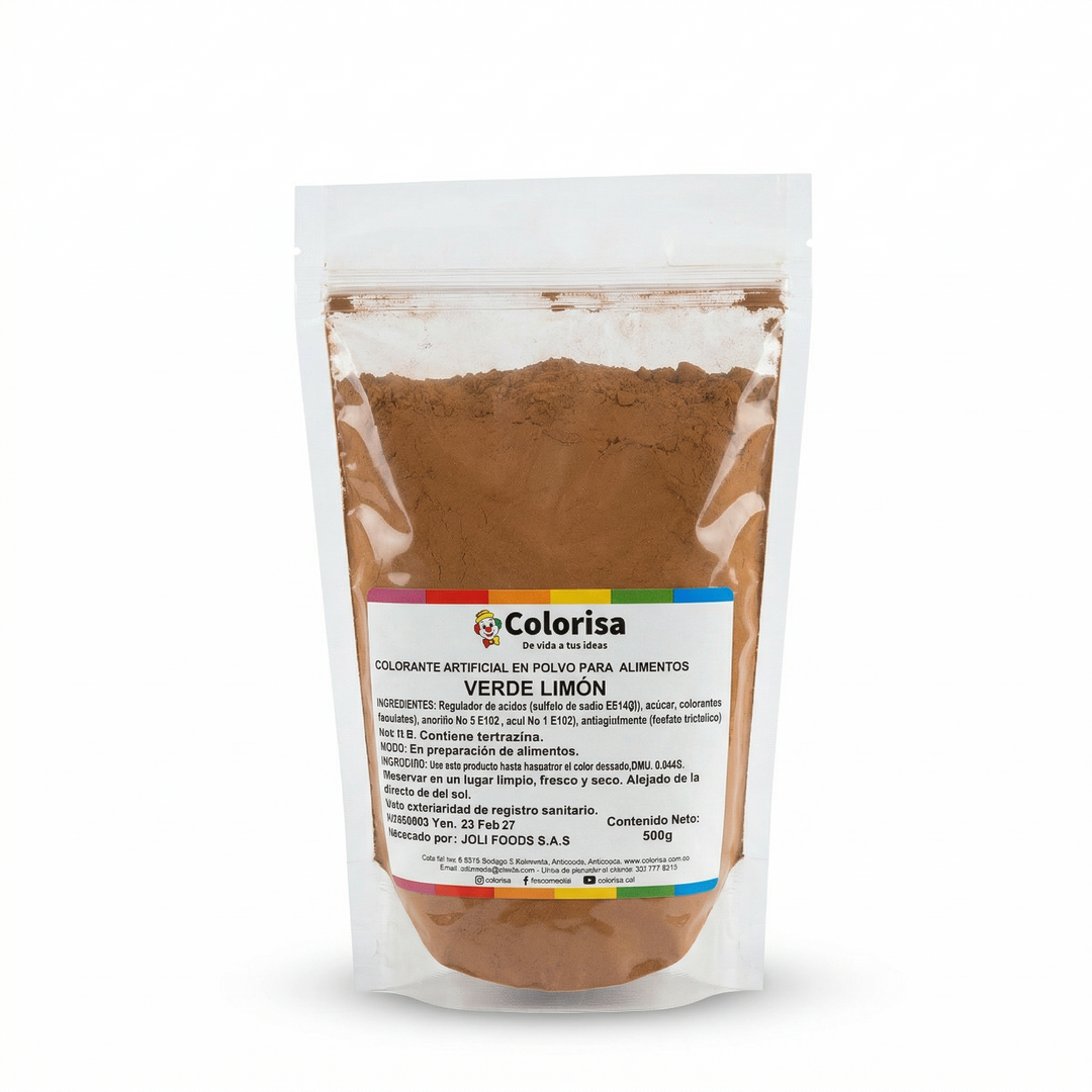 Colorante en polvo para alimentos 500 gr