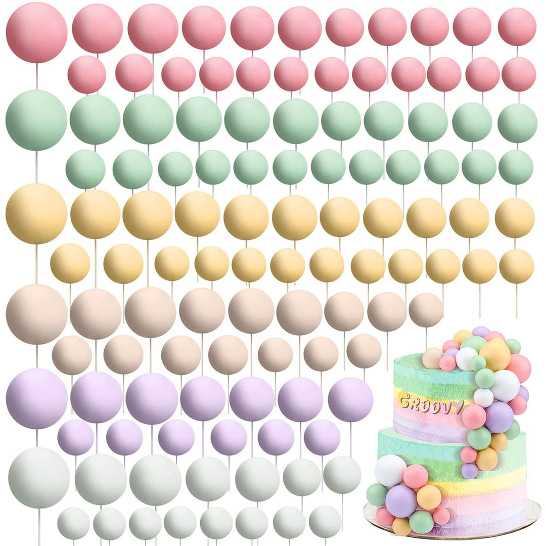 Decoracion bolas de foam