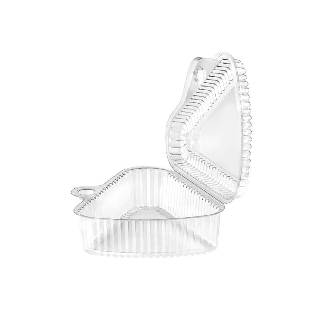 Envase triangular tapa baja 11cms x 5cms