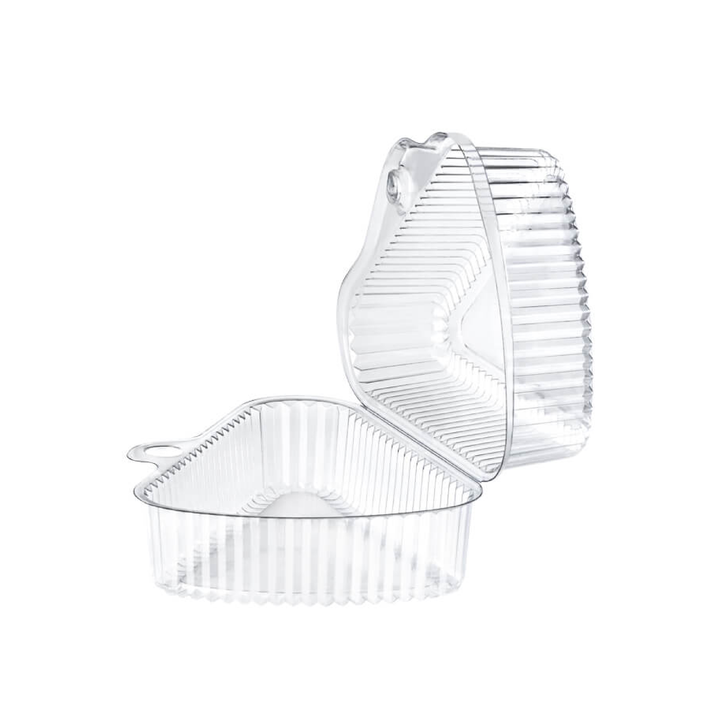 Envase triangular tapa alta 11cms x 7cms