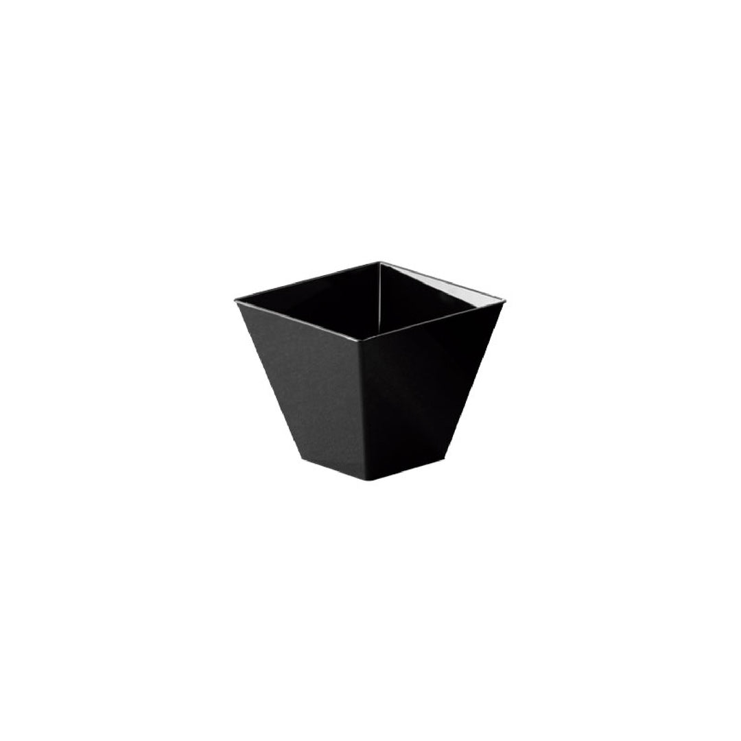 Copa petite cuadrada negra