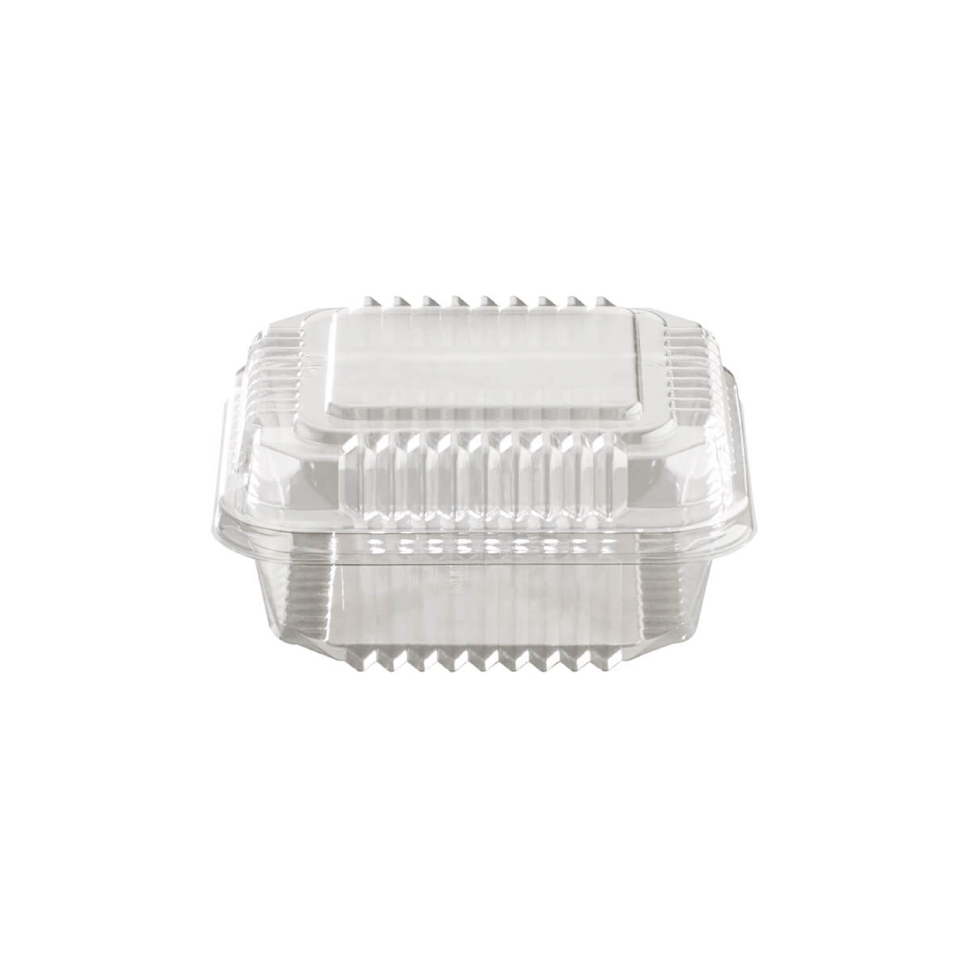 Envase mini pack cuadrado con tapa separada