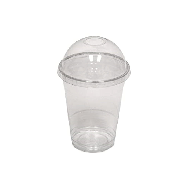 Vaso con tapa domo sin hueco