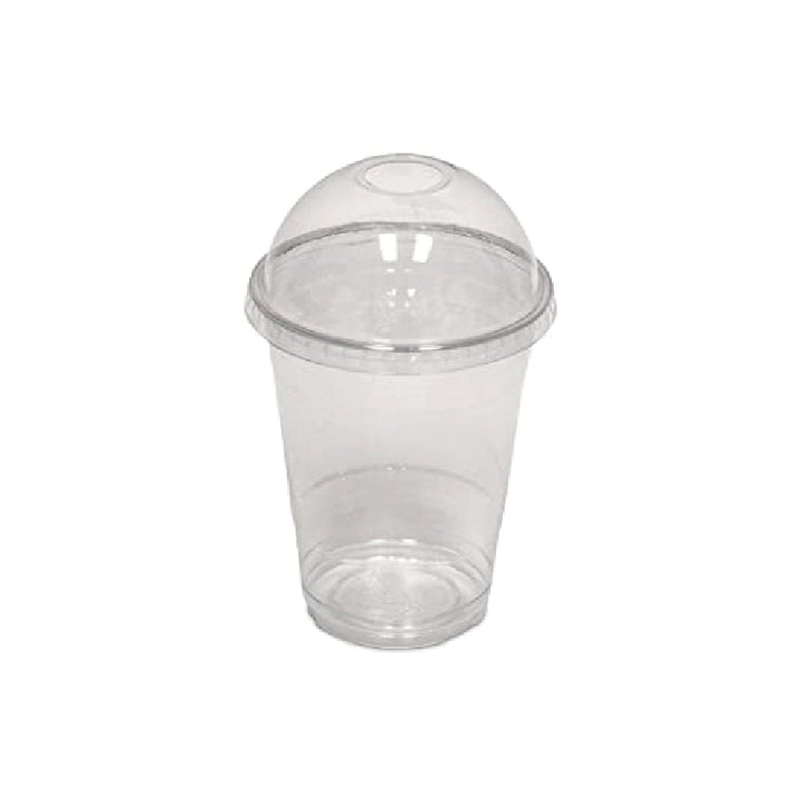 Vaso con tapa domo sin hueco