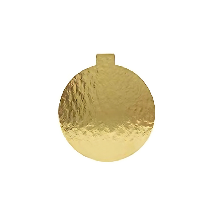 Base Die cut redonda dorada 1mm