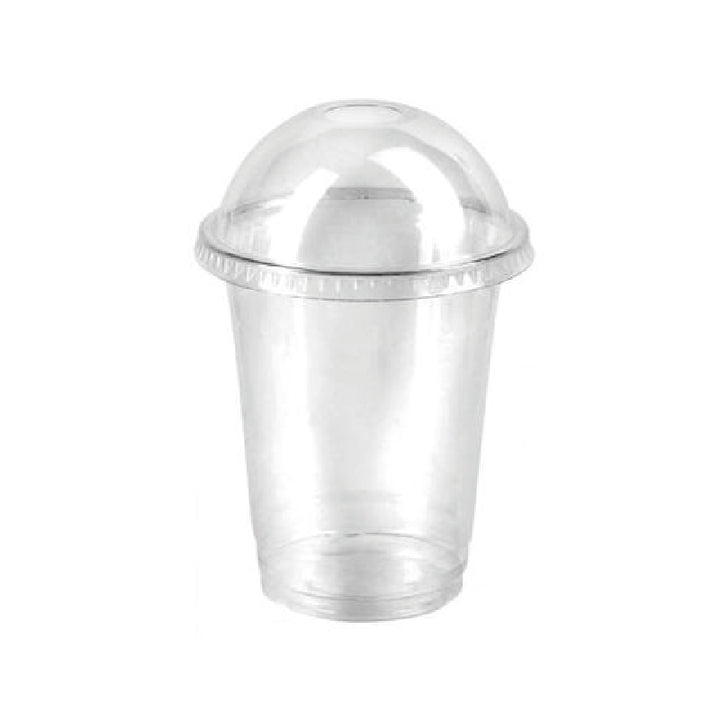 Vaso con tapa domo sin hueco