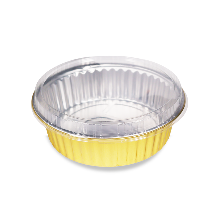 Molde de aluminio dorado