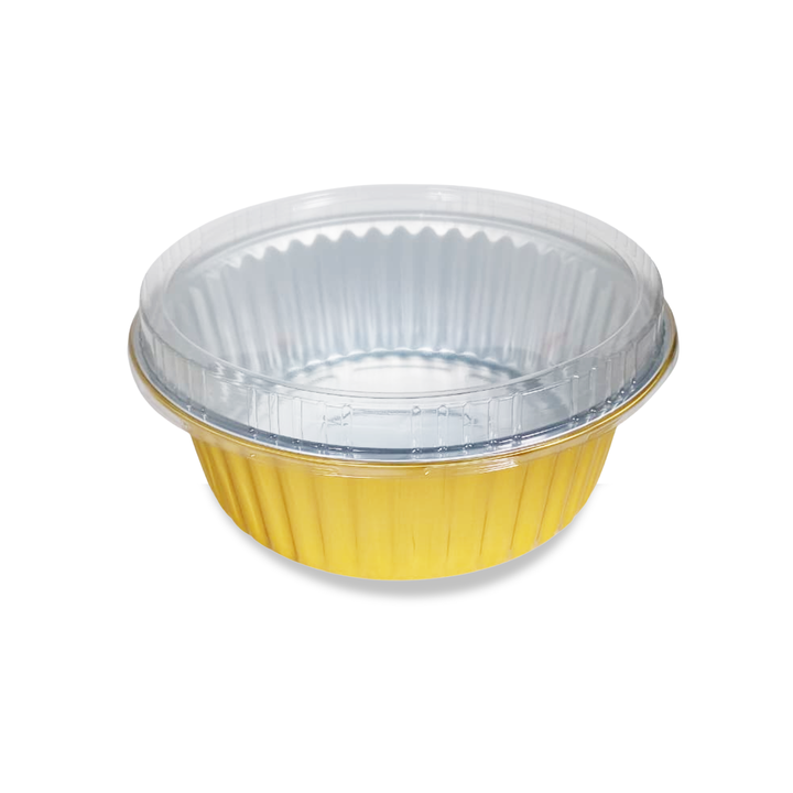 Molde de aluminio dorado