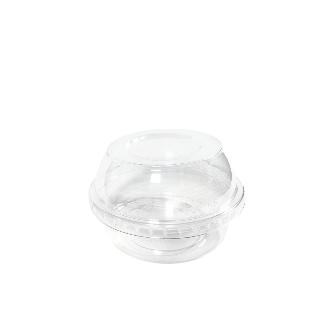 Envase deli pet con tapa domo