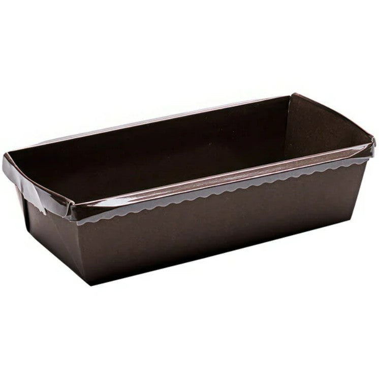 Molde de papel horneable rectangular Terracota