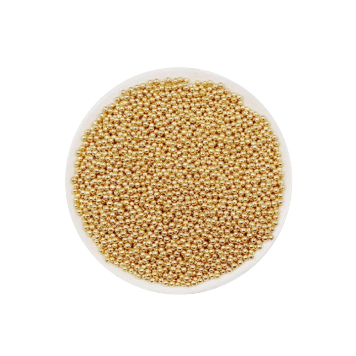Perlas doradas de azúcar