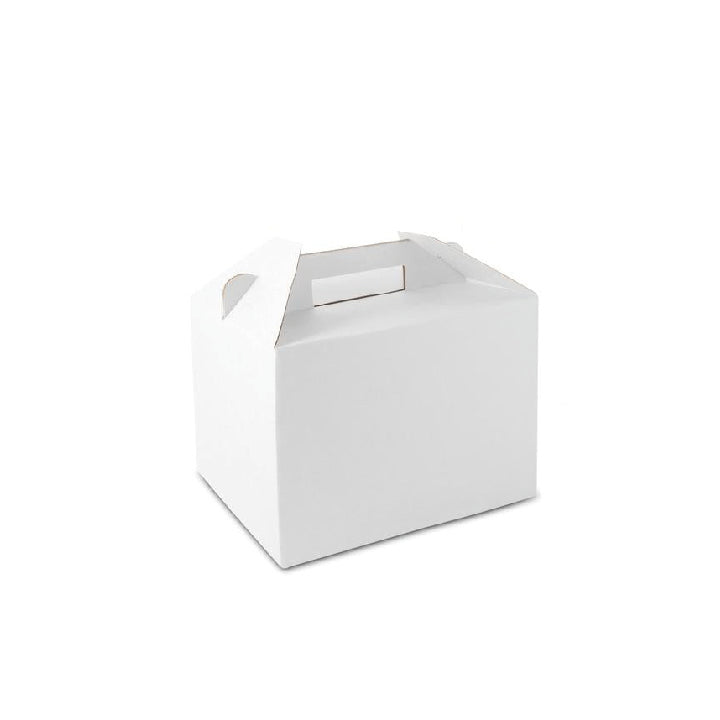 Caja blanca tipo lonchera