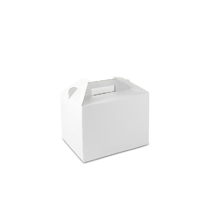 Caja blanca tipo lonchera