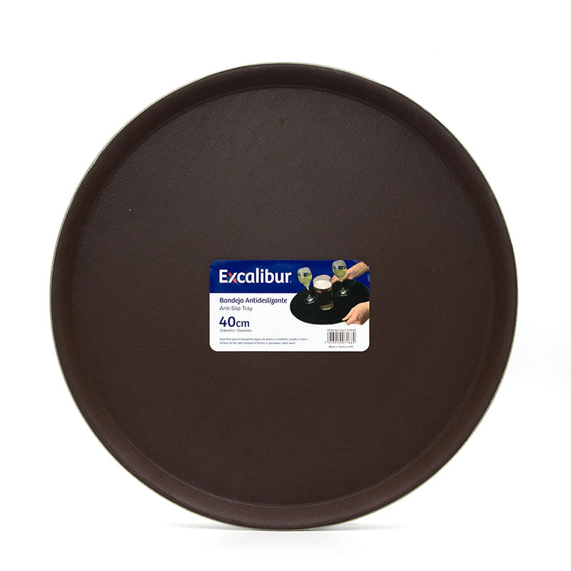 Bandeja antideslizante redonda 40cm