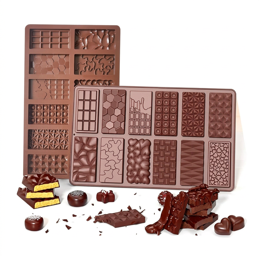 Molde de silicon chocodubai 12 cav