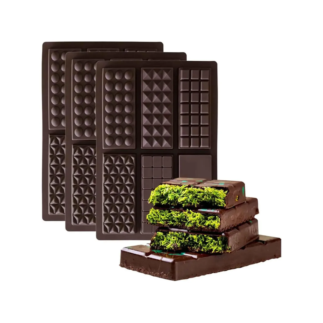 Molde de silicon chocodubai 6 cav
