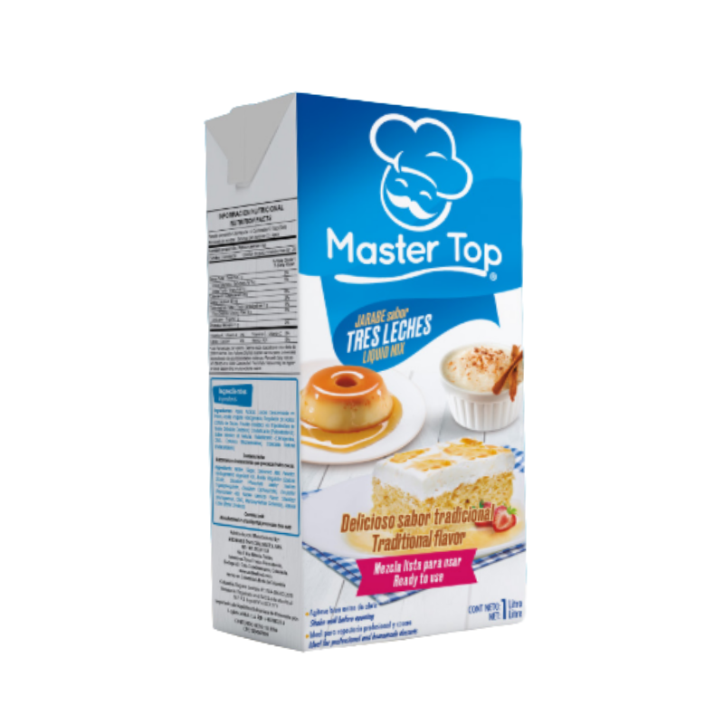 Jarabe sabor tres leches