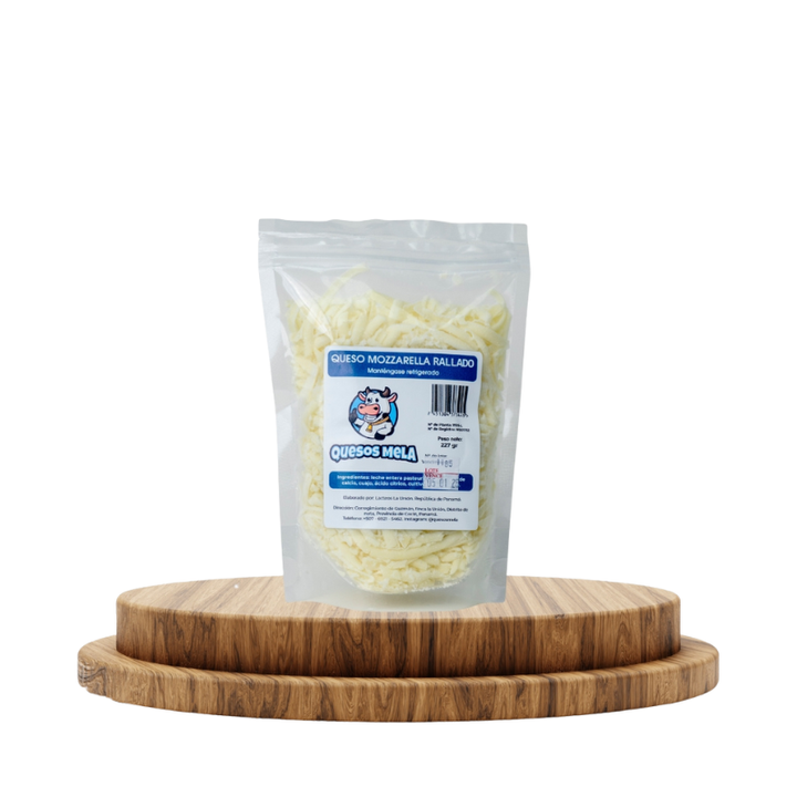 Queso mozarella rallado