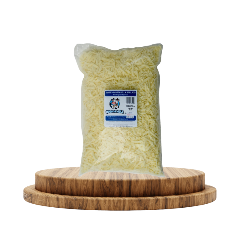 Queso mozarella rallado