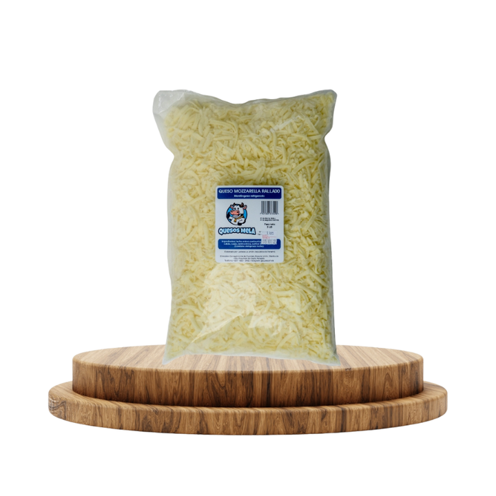 Queso mozarella rallado